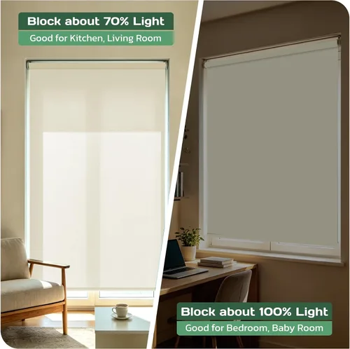 Miniatura 5 de Persianas enrollables opacas metálicas premium con protección contra los rayos UV impermeables aisladas térmicas hechas a medida para ventanas