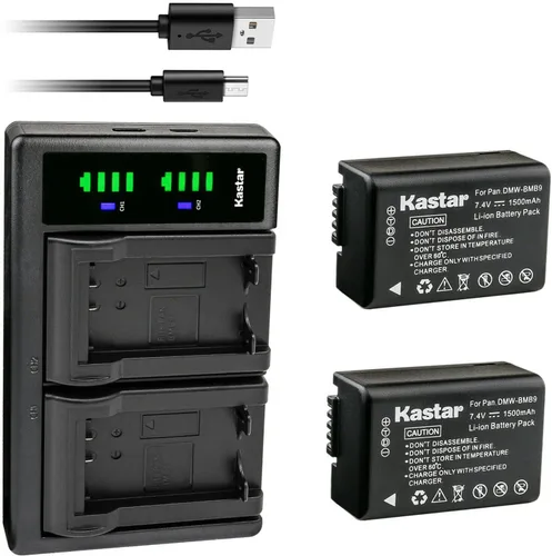 Miniatura 5 de Kastar Cargador de batería USB LTD2 compatible con Panasonic Lumix DMC-FZ70, Lumix DMC-FZ72, Lumix DMC-FZ100, Lumix DMC-FZ150, Lumix DC-FZ80, Lumix