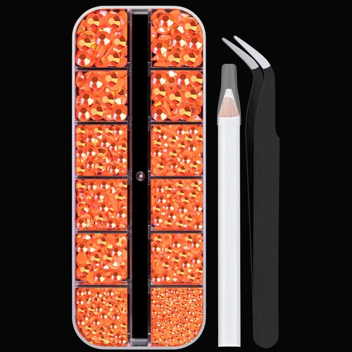 Miniatura 45 de 12000 diamantes de imitación de resina para decorar con brillantes con 3 piezas de pegamento para joyería B7000, 2 cajas de diamantes de imitación