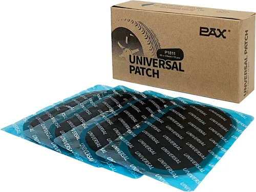 Miniatura 6 de PAX 50 parches cuadrados universales de reparación de tubos y neumáticos de 1.772 x 1.772 in, para neumáticos radiales y sesgados en motocicleta