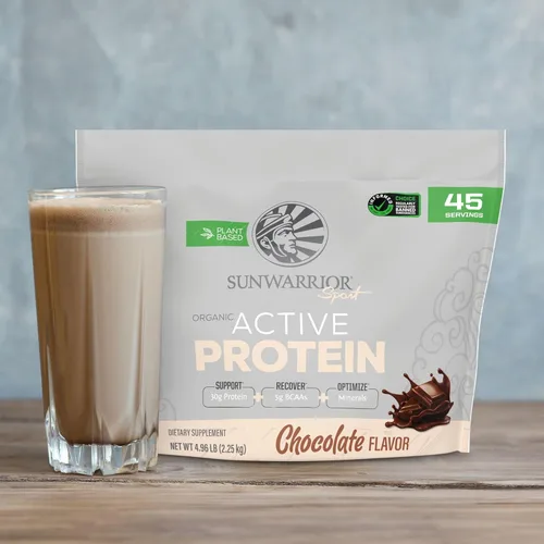 Miniatura 6 de Sunwarrior Proteína en Polvo a Base de Plantas Orgánica Proteína Vegana Orgánica con Aminoácidos BCAA Más Minerales de Recuperación y Botanicales