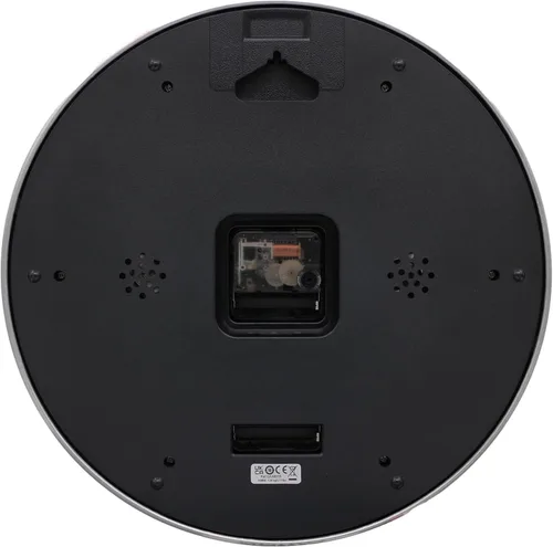 Miniatura 3 de SEIKO QXA823SLH Reloj de pared estilo cronógrafo, plata, 13 pulgadas