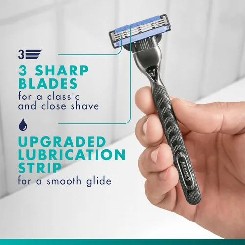 Miniatura 2 de Gillette Mach3 Maquinilla de afeitar para hombres, 1 mango de afeitar + 2 repuestos de cuchilla