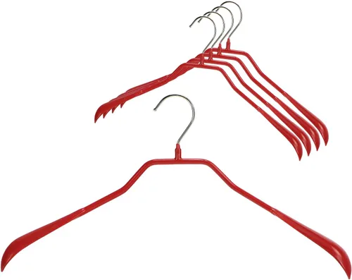 Miniatura 11 de Mawa by Reston Lloyd BodyForm Series - Percha antideslizante que ahorra espacio para chaquetas, trajes y abrigos, 16-1/2 pulgadas, estilo 42/L, Plata