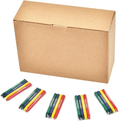 Miniatura 2 de Madisi Paquete de crayones a granel, tamaño regular, 4 colores, 150 paquetes, 600