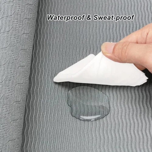 Miniatura 5 de Tapete para Saltar la Cuerda 71"/63"x24" Más Grande Antideslizante Interior Exterior Tapete de Ejercicio Fitness, Alta Densidad Entrenamiento