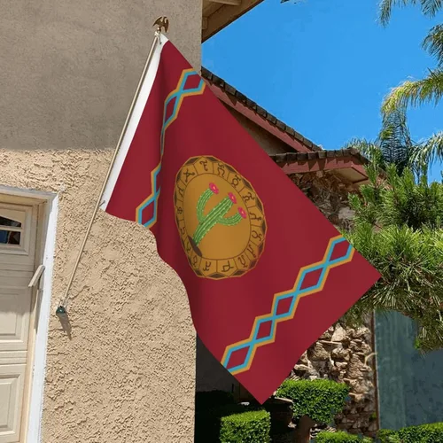 Miniatura 8 de Bandera de Panteera Wayuu de doble cara de 3 x 5 pies, banderas para exteriores, banderas decorativas duraderas para interiores y patio, banderas