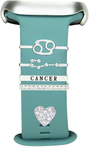 Miniatura 28 de Abalorios de Correa de Reloj Decorativos de 12 Constelaciones para Mujeres Compatibles con Apple Watch de 38 mm, 40 mm, 41 mm, 42 mm, 44 mm, 45 mm