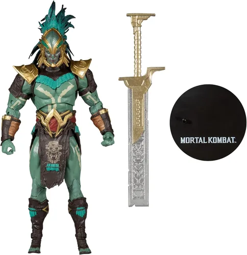 Miniatura 7 de McFarlane Toys Mortal Kombat Kotal Kahn - Figura de acción de 7 pulgadas con accesorios