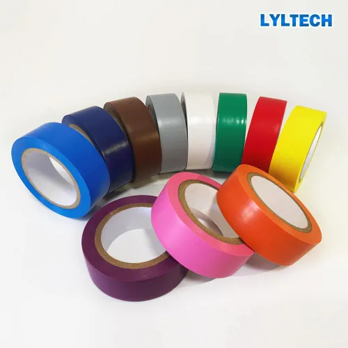 Miniatura 5 de LYLTECH Cinta eléctrica mate arcoíris paquete de 11 colores, impermeable, fuerte adhesivo, duradero, fácil de envolver, 3/4 pulgadas por 30 pies
