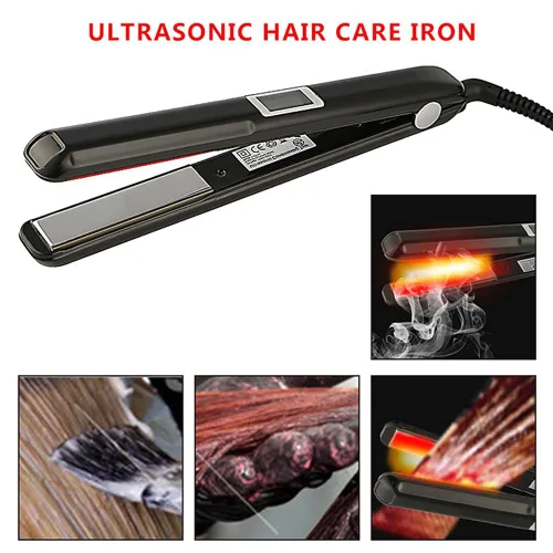Miniatura 5 de Herramienta profesional para recuperar el cabello dañado con plancha ultrasónica para el cuidado del cabello por infrarrojos, plancha plana fría