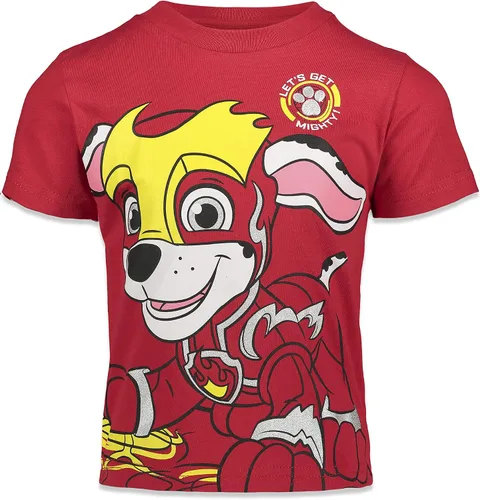 Miniatura 4 de Nickelodeon Paw Patrol Chase Marshall - Paquete de 3 camisetas de manga corta