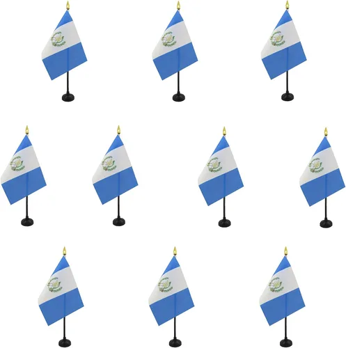 Miniatura 50 de AZ FLAG - Bandera de mesa Colombia de 4 x 6 pulgadas - Mini bandera colombiana de escritorio 100% poliéster 5.9 x 3.9 in - Cartel de oficina