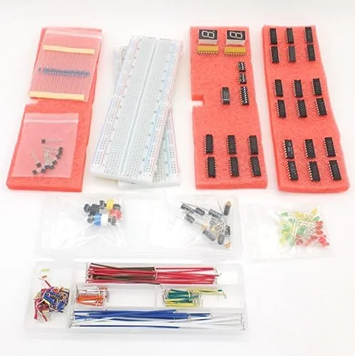 Miniatura 4 de Kit de inicio de electrónica digital con puertas lógicas y accesorios