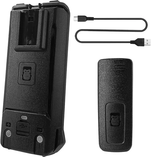 Miniatura 7 de Batería TK118, original TK11 (8) Radios Batería de repuesto 3000mAh USB-C recargable para Walkie Talkies UV-TK118 y radios portátiles