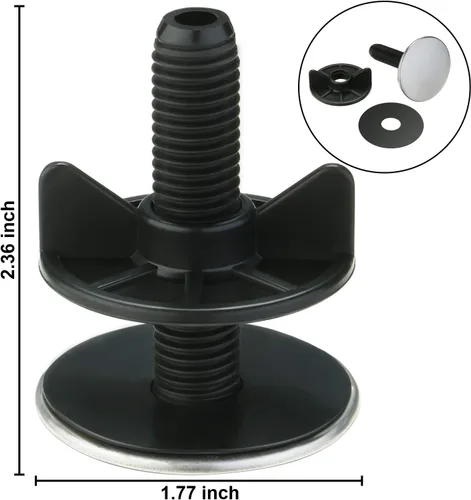 Miniatura 2 de WILLBOND 4 piezas cubiertas para agujeros de fregadero de cocina, tapa de grifo, placa tapón para agujeros de grifo de fregadero de cocina, cubierta
