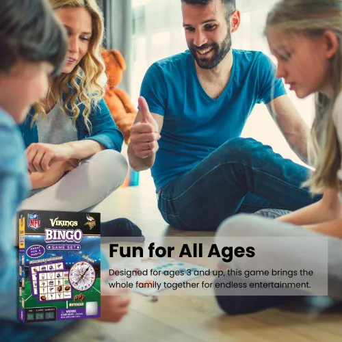 Miniatura 4 de MasterPieces Juegos para niños - Juego de bingo de San Francisco 49ers de la NFL