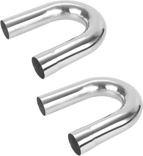Miniatura 13 de A-KARCK Tubo de escape de 45 grados de 2" DE, tubo de escape de acero inoxidable con mandril curvado, personaliza tu propio sistema de escape