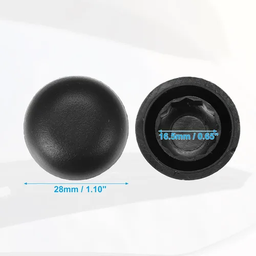 Miniatura 6 de ACROPIX Tapa de tuerca de brazo de limpiaparabrisas delantero, color negro, para Ford Edge 2007-2014, paquete de 1