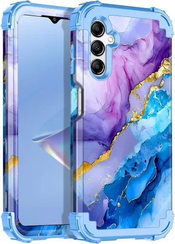 Miniatura 32 de Casetego Funda para Galaxy A16 5G, Tres Capas de Alta Resistencia Robusta a Prueba de Golpes, Protección Completa Rugosa de PC Duro + Parachoques