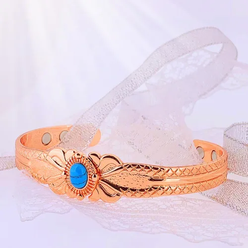 Miniatura 3 de SCVIYRUN Pulsera de cobre utilizada para tamaño ajustable una pulsera de cobre puro para mujeres