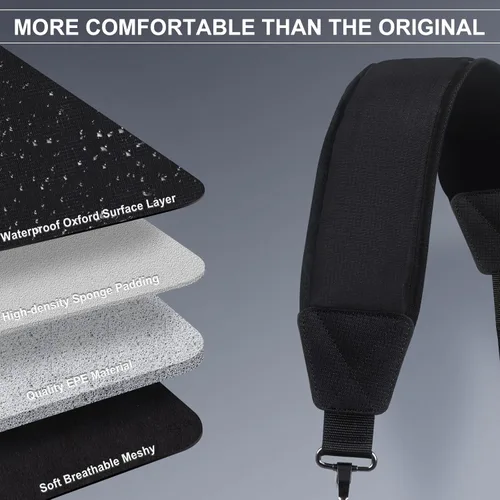 Miniatura 2 de Correa de hombro para bolsa de golf, correas ajustables acolchadas individuales, reemplazo universal