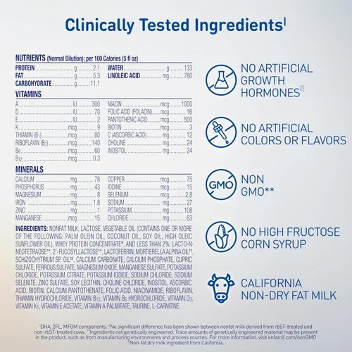 Miniatura 5 de Envase Reutilizable Enfamil Enspire Fórmula en Polvo a Base de Leche con Lactoferrina (que se encuentra en el Calostro y la Leche Materna)