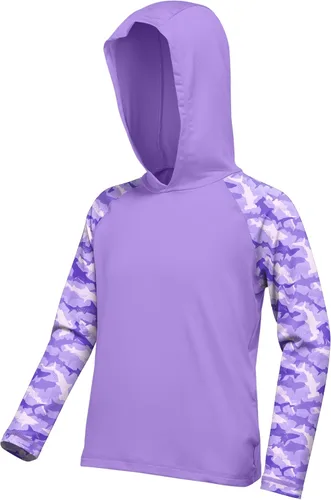Miniatura 10 de Sudadera con capucha para niños, protección solar UPF 50+, manga larga, protección solar UV, camisa de pesca para niños y jóvenes, camisas de agua