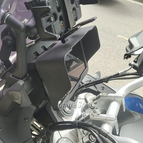 Miniatura 2 de Nuevos accesorios de motocicleta instrumento valla visera cubierta protectora negro para CFMOTO 800 MT 800MT 800mt cubierta de instrumento 2021 2022