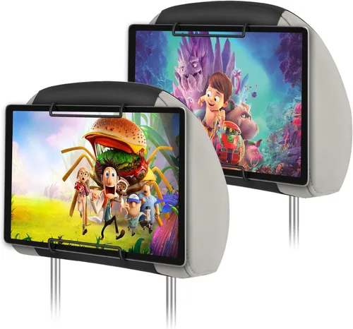 Miniatura 8 de WONNIE Soporte mejorado para tablet para automóvil, soporte para reposacabezas de automóvil para asiento trasero, soporte de tableta de automóvil