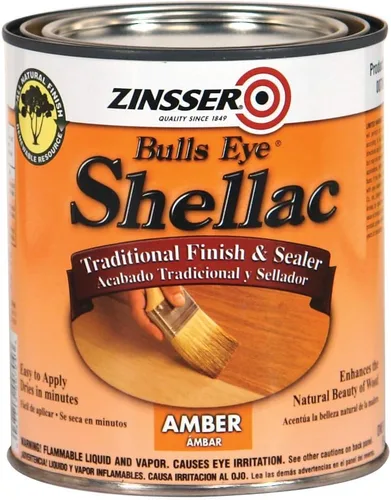 Miniatura 3 de Zinsser 408 Bulls Eye Shellac - Aerosol de acabado tradicional y sellador, 12 onzas, transparente