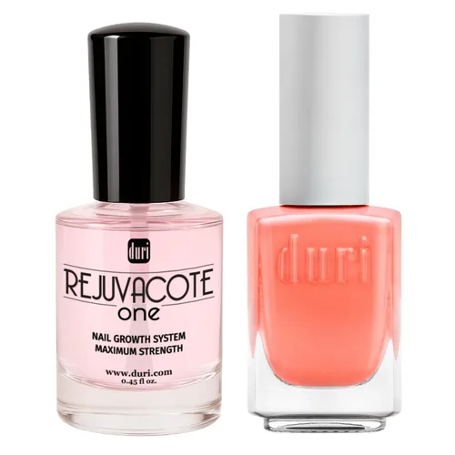Miniatura 9 de Duri Rejuvacote 1 Nail Growth System + 791 Berry Margarita Neon Purple Nail Polish Bundle - Nail Strengthener & Bold Semi-Matte Color Duo, Summer