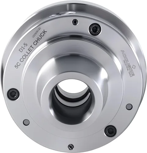 Miniatura 2 de Accusize Industrial Tools Portabrocas 5C de 5-1/2 '' con montaje integral de Camlock D1-5, perno de 3/4 pulgadas, 0269-0015 Soporte integral D1-5