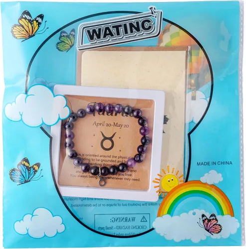 Miniatura 7 de WATINC Pulseras de constelación del zodiaco Leo Virgo Libra, Sagitario, Escorpio, Capricornio, Acuario, Piscis, Aries, Tauro, Géminis, cáncer