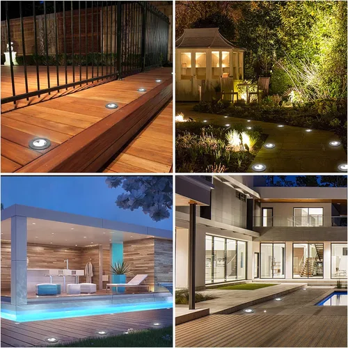 Miniatura 6 de Iluminación de paisaje de bajo voltaje, luz LED para pozo, 3 W, 12 V, 24 V, luz de paisaje al aire libre, impermeable, IP67, camino, entrada, Blanco