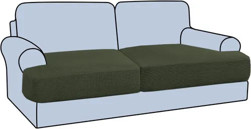 Miniatura 53 de H.VERSAILTEX Funda Elástica para Sillón Sofá con Cojín en Forma de T, Fundas de Cojín en T para Sala de Estar, Funda para Sillón Sofá, Funda