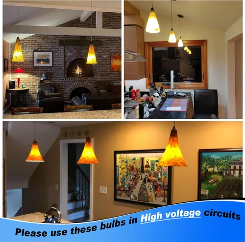 Miniatura 3 de Heifymi AC100-240V GY6.35 Bombilla LED equivalente a 5 W Halgoen JC tipo GY6.35/G6.35 base bi-pin blanco cálido 2700 K para candelabros, colgante