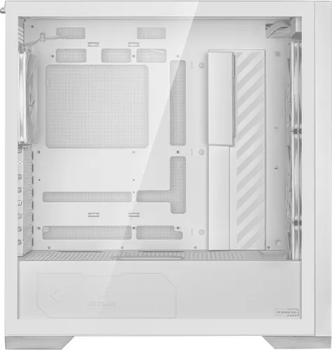 Miniatura 11 de Chasis para PC ASUS TUF Gaming GT302 ARGB Edición Blanca ATX de Torre Media Cuatro ventiladores ARGB de 140x28mm para flujo de aire y presión