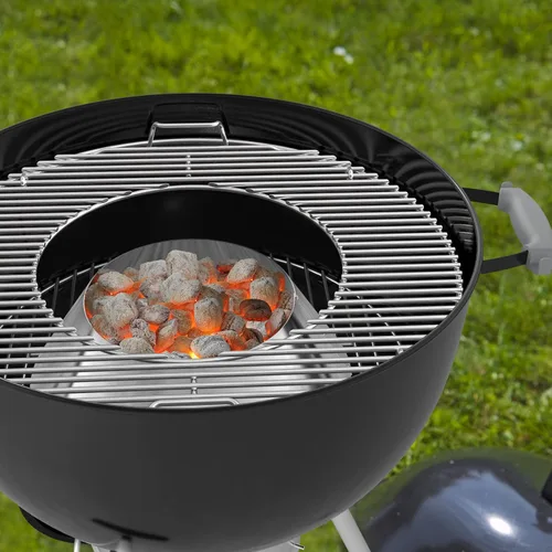 Miniatura 4 de onlyfire Soporte de Briquet de Carbón de Acero Inoxidable Barbacoa Whirlpool para Weber 26" Kettle Charcoal Grills