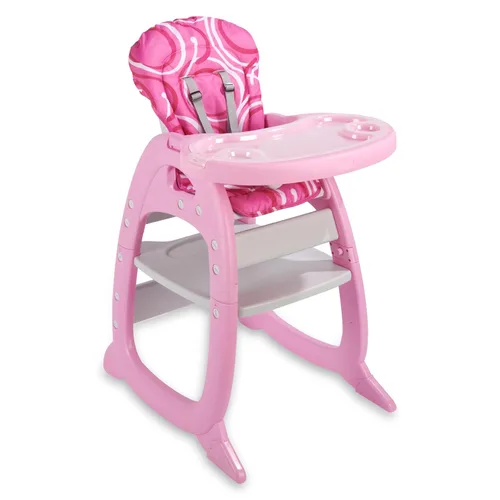 Miniatura 12 de Badger Basket Envee II - Silla alta convertible para bebé con asiento de alimentación infantil, asiento elevador y escritorio para niños pequeños