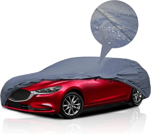 Miniatura 22 de Cubierta de coche de 5 capas para Hyundai IONIQ 5 2022-2023 SUV de 4 puertas con cobertura completa contra la contaminación, el polvo, el sol