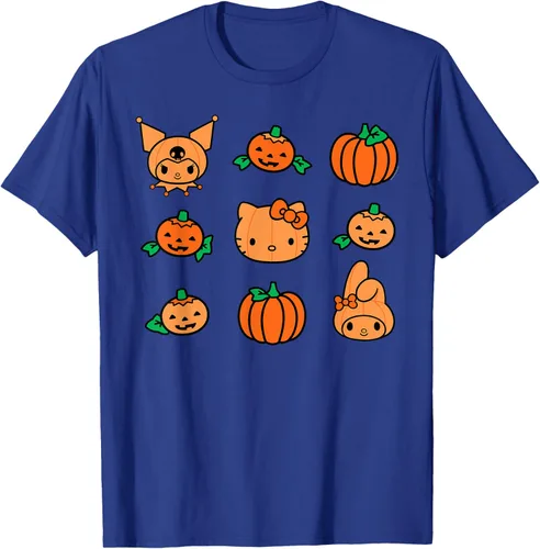 Miniatura 15 de Camiseta de Halloween Hello Kitty My Melody Kuromi Pumpkins