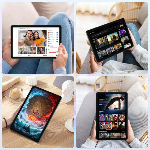Miniatura 9 de Tablet The World's First Android 15 con Gemini AI,10.1 pulgadas 18GB RAM 128GB ROM 2TB TF, velocidad hasta 2.0 GHZ, Widevine L1,5000mAh, radio FM