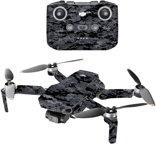 Miniatura 21 de MightySkins Compatible con DJI Mini 2 Dron portátil – Camuflaje rojo Funda protectora de vinilo duradera y única Fácil de aplicar, quitar