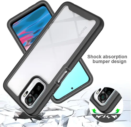 Miniatura 3 de Funda para Redmi Note 10, funda Xiaomi Redmi Note 10S, protector de cuerpo completo para niñas y mujeres, funda rígida transparente compatible