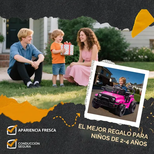 Miniatura 3 de Vehículo de Paseo Eléctrico de 24 V, Vehículo de Paseo para Niños Pequeños con Control Remoto para Padres, Auto Eléctrico de 200 W para Niños de 2 a