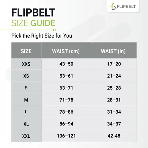 Miniatura 8 de FlipBelt - Cinturón de correr clásico, riñonera para correr unisex, empresa de EE. UU Negro