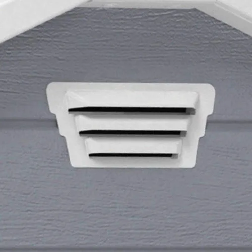 Miniatura 9 de Cobertizo de almacenamiento Keter Manor al aire libre, Gris/Blanco