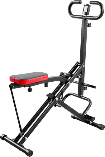 Miniatura 9 de VEVOR Squat Machine, Deep Squat Rowing Machine for Home, Easy Setup & Foldable Exercise Equipment, Glute Trainer Machine with 2/3 High-Strength