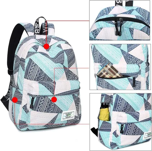 Miniatura 4 de Mygreen - Mochila escolar con bonitos diseños para niños y niñas, 11.5 x 15.7 x 5.1 pulgadas